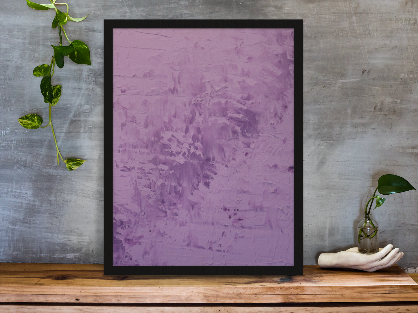 Purple Rose Canvas Wraps